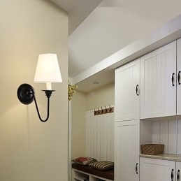 Designer Touch Decorative Rustic Lodge Black Oxide Finish Feature for Eye Protection Ambient Light Wall Sconces Wall Light