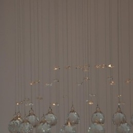 Designer Touch Decorative Traditional Classic Crystal Chrome Metal Flush Mount