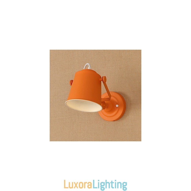 Designer Touch Decorative Painted Steel Wall Lamp Dumb Black American Coffee Decoration Retro Wall Light Lightsaber Lamp On Wall