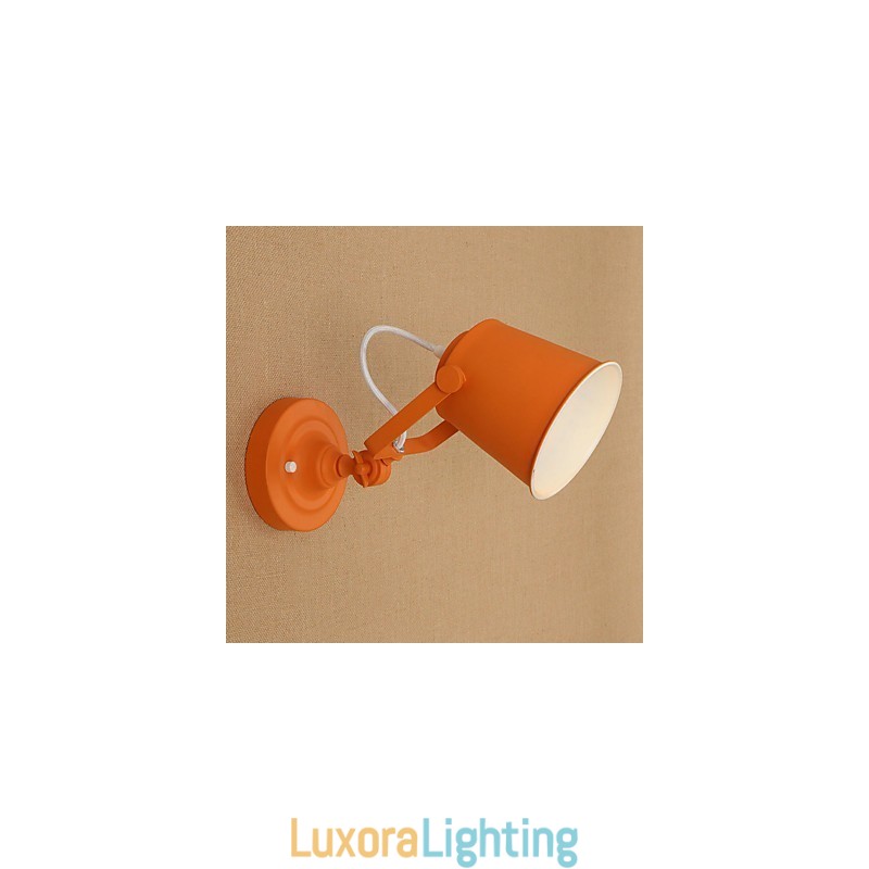 Designer Touch Decorative Painted Steel Wall Lamp Dumb Black American Coffee Decoration Retro Wall Light Lightsaber Lamp On Wall