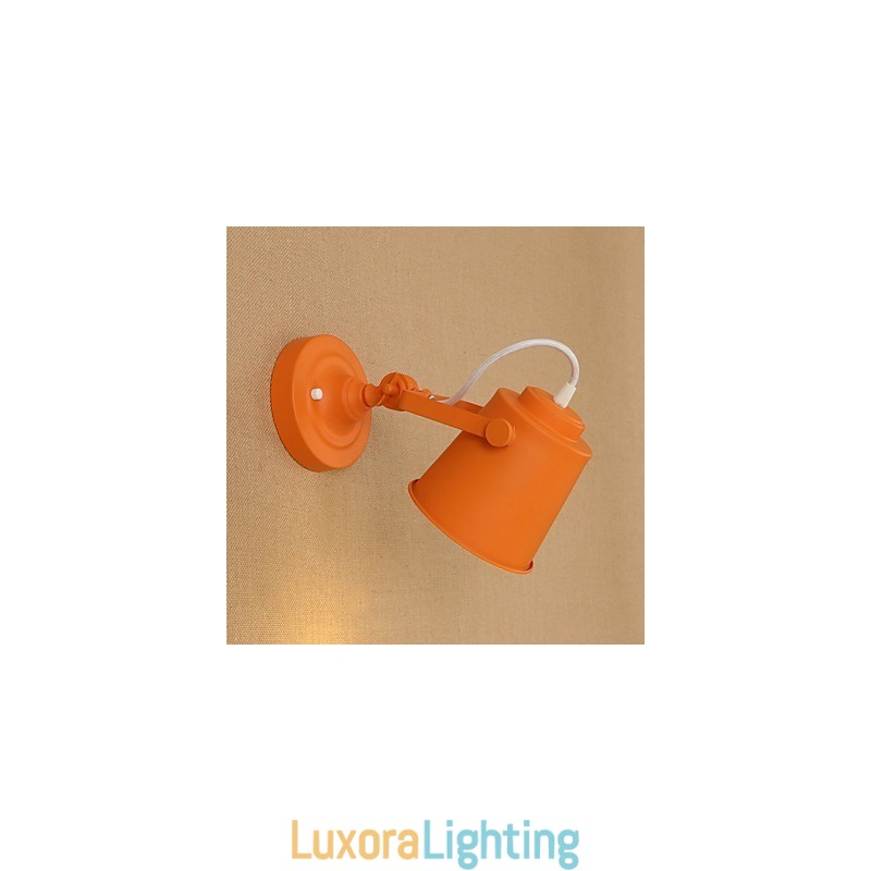 Designer Touch Decorative Painted Steel Wall Lamp Dumb Black American Coffee Decoration Retro Wall Light Lightsaber Lamp On Wall