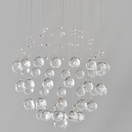 Designer Touch Decorative Traditional Classic Crystal Chrome Metal Flush Mount