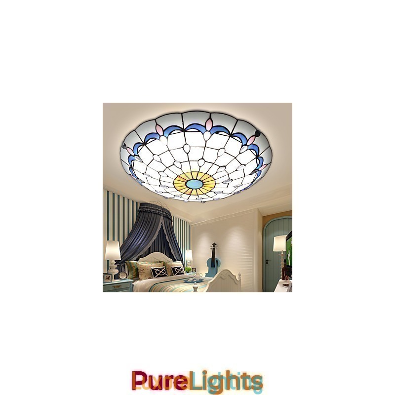 Designer Touch Decorative Children Mediterranean Warmth Dome Light 50 Cm In Diameter