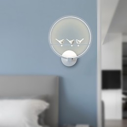 Designer Touch Decorative Modern Contemporary Painting Feature for Ambient Light Wall Lights