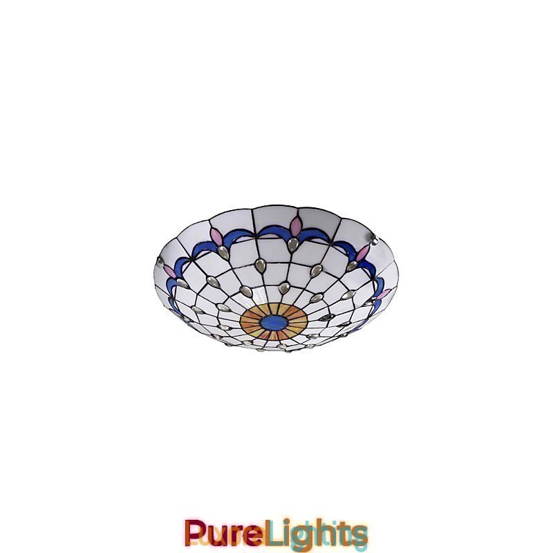 Designer Touch Decorative Children Mediterranean Warmth Dome Light 50 Cm In Diameter