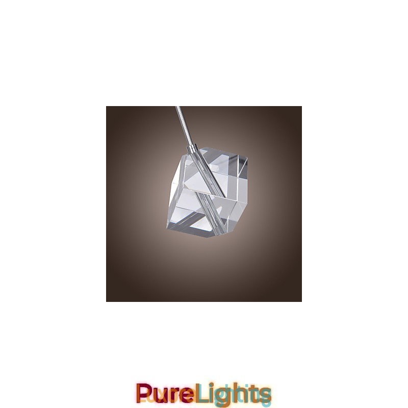 Designer Touch Decorative Modern Contemporary Island Crystal Chrome Pendant Light