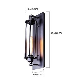 Designer Touch Decorative Rustic Lodge Country Retro Vintage Painting Feature for Mini Style Ambient Light Wall Sconces Wall Light