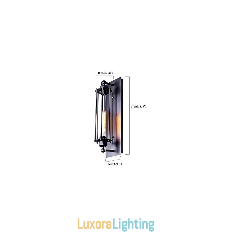 Designer Touch Decorative Rustic Lodge Country Retro Vintage Painting Feature for Mini Style Ambient Light Wall Sconces Wall Light