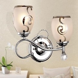 Designer Touch Decorative Simple Other Feature for Crystal Ambient Light Wall Sconces Wall Light