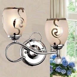 Designer Touch Decorative Simple Other Feature for Crystal Ambient Light Wall Sconces Wall Light