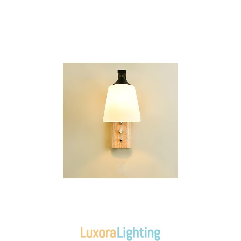 Designer Touch Decorative Simple Country Feature for Eye Protection Ambient Light Wall Sconces Wall Light New Chinese Modern Minimalist Creative Bedroom Bedside