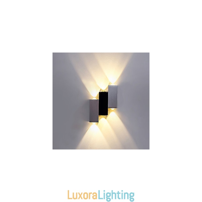 Designer Touch Decorative Modern Contemporary Brushed Feature for Ambient Light Flush Mount Wall Lights