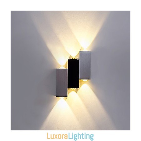 Designer Touch Decorative Modern Contemporary Brushed Feature for Ambient Light Flush Mount Wall Lights