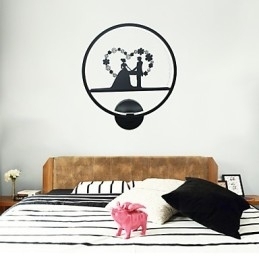 Designer Touch Decorative Aluminum Product Wall Lamp Modern Minimalist Creative Wall Lamp Fashionable Living Room Background Wall Balcony Lamp Corridor Lights