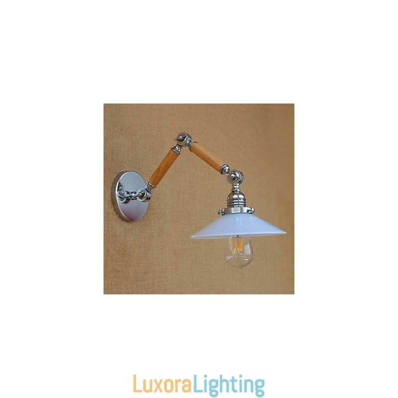 Designer Touch Decorative Rustic Lodge Country Chrome Feature for Swing Arm Ambient Light Swing Arm