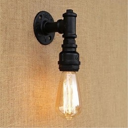 Designer Touch Decorative Rustic Lodge Painting Feature for Ambient Light Wall Sconces Wall Light