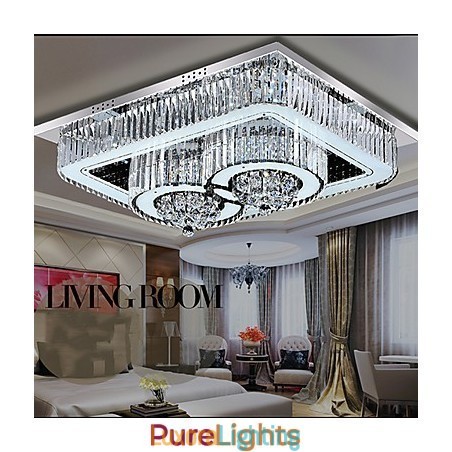 Designer Touch Decorative Modern Contemporary Glass Flush Mount