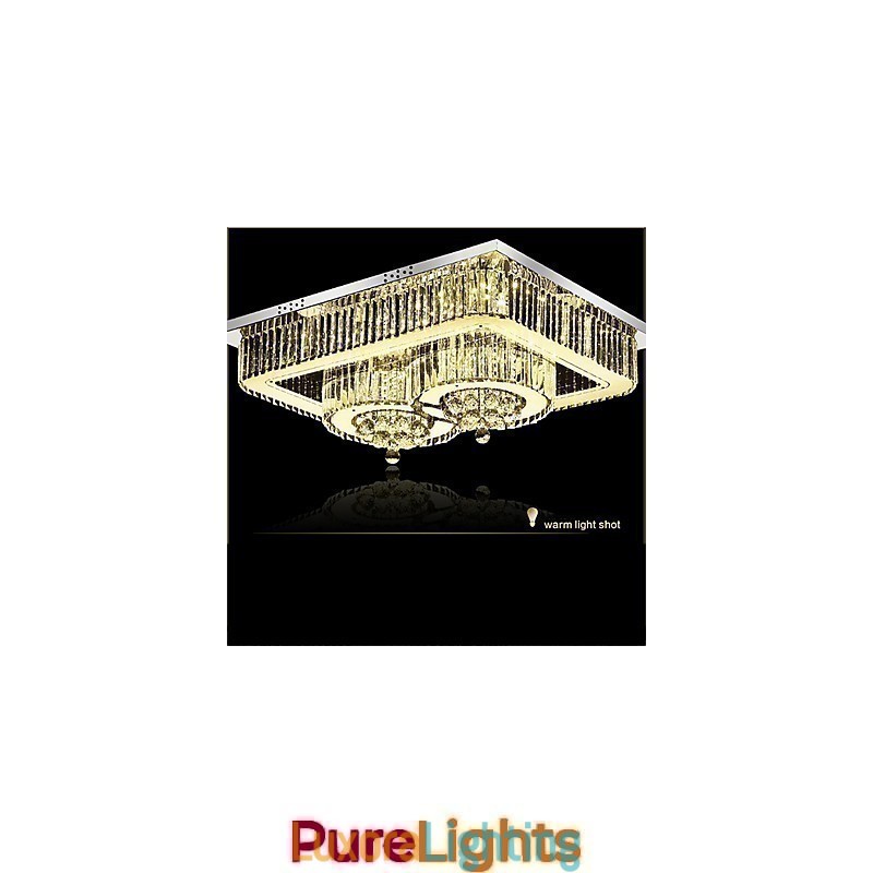 Designer Touch Decorative Modern Contemporary Glass Flush Mount