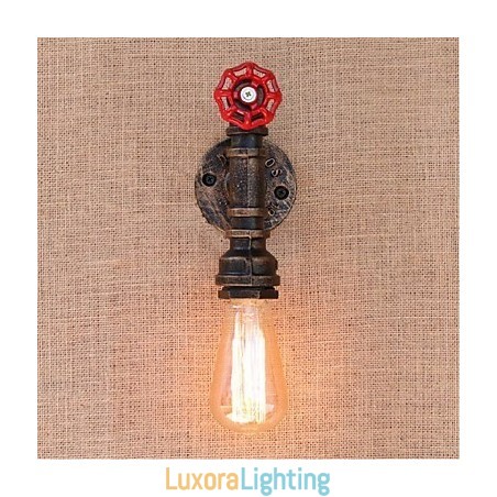 Designer Touch Decorative Nostalgia Simple Water Pipe Small Wall Lamp Wall Light