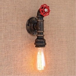 Designer Touch Decorative Nostalgia Simple Water Pipe Small Wall Lamp Wall Light
