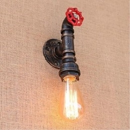 Designer Touch Decorative Nostalgia Simple Water Pipe Small Wall Lamp Wall Light