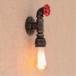 Designer Touch Decorative Nostalgia Simple Water Pipe Small Wall Lamp Wall Light