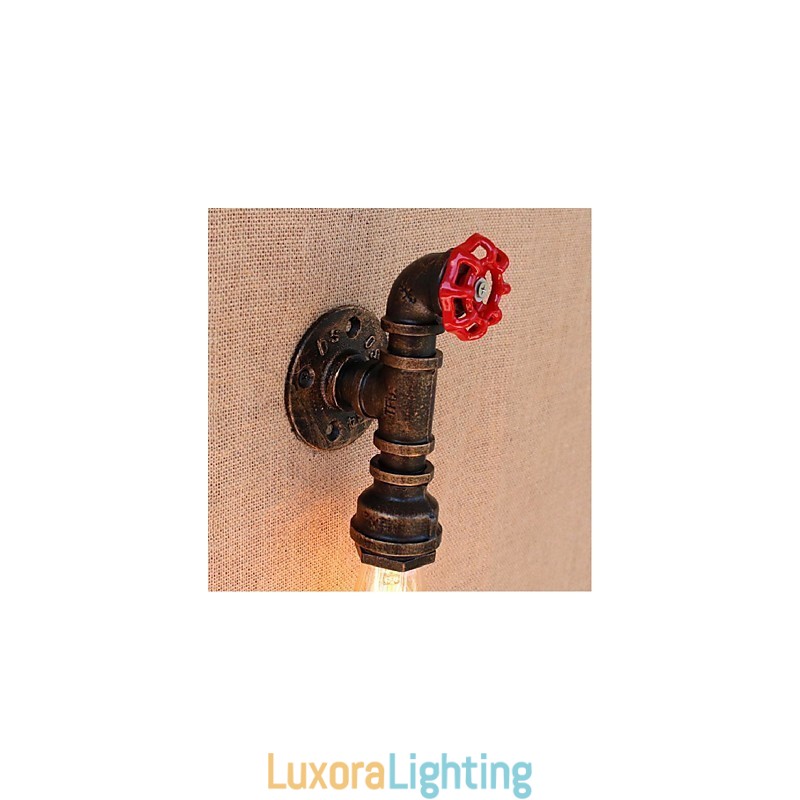 Designer Touch Decorative Nostalgia Simple Water Pipe Small Wall Lamp Wall Light