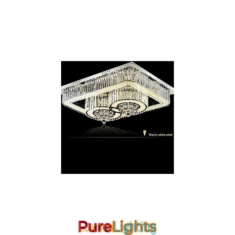 Designer Touch Decorative Modern Contemporary Glass Flush Mount