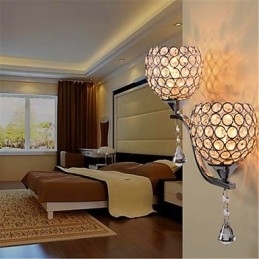 Designer Touch Decorative Modern Minimalist Living Room Corridor Corridor Crystal Wall Lamp