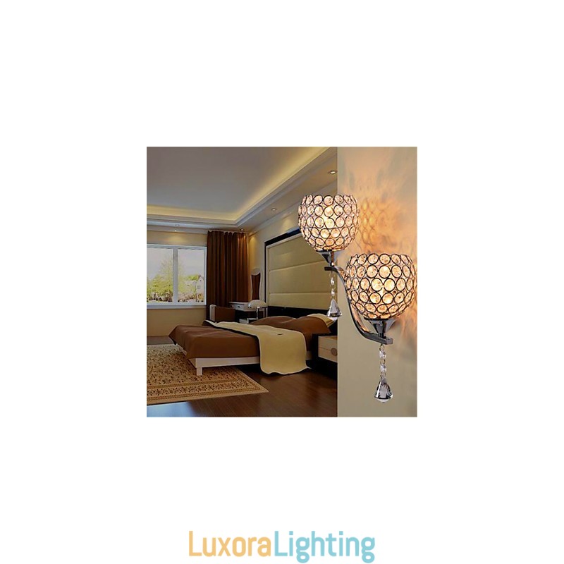 Designer Touch Decorative Modern Minimalist Living Room Corridor Corridor Crystal Wall Lamp