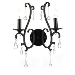 Designer Touch Decorative Country Chrome Feature for Mini Style Ambient Light Wall Sconces Wall Light