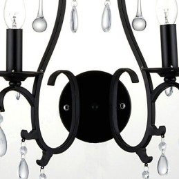 Designer Touch Decorative Country Chrome Feature for Mini Style Ambient Light Wall Sconces Wall Light