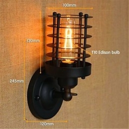 Designer Touch Decorative Rustic Lodge Country Antique Brass Feature for Ambient Light Wall Sconces Wall Light