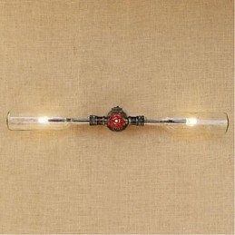 Designer Touch Decorative Retro Industry Wind Water Bottle Lamp Wall Light Grey