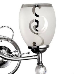 Designer Touch Decorative Modern Contemporary Electroplated Feature for Crystal Mini Style Ambient Light Wall Sconces