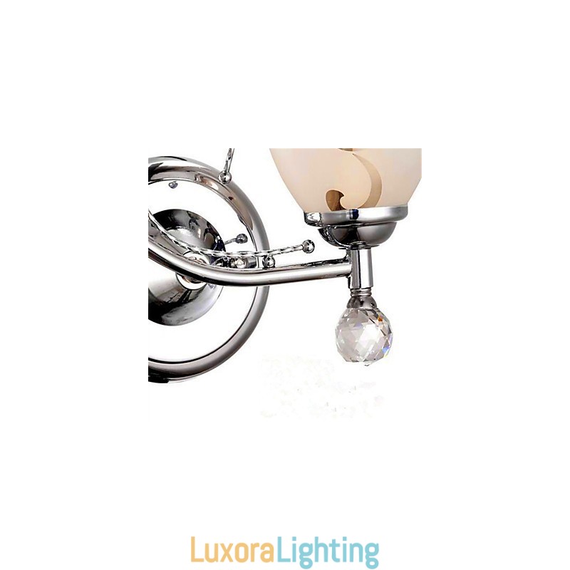 Designer Touch Decorative Modern Contemporary Electroplated Feature for Crystal Mini Style Ambient Light Wall Sconces