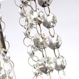 Designer Touch Decorative Modern Contemporary Traditional Classic Country Crystal Mini Style Chrome Crystal Flush Mount