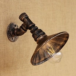 Designer Touch Decorative Country Retro Painting Feature for Mini Style Ambient Light Wall Lights