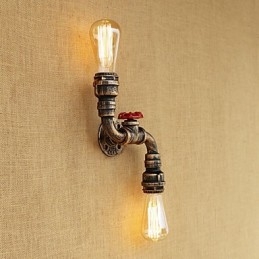 Designer Touch Decorative Rustic Lodge Country Brass Feature for Mini Style Ambient Light Wall Sconces Wall Light