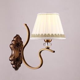 Designer Touch Decorative Traditional Classic Electroplated Feature for Eye Protection Downlight Wall Sconces Wall Light