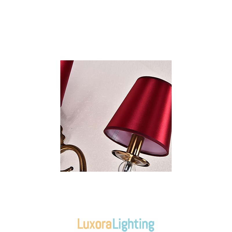 Designer Touch Decorative Traditional Classic Electroplated Feature for Eye Protection Downlight Wall Sconces Wall Light