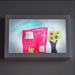 Designer Touch Decorative Integrated Modern Contemporary Modern Comtemporary Painting Feature for Ambient Light Wall Sconces