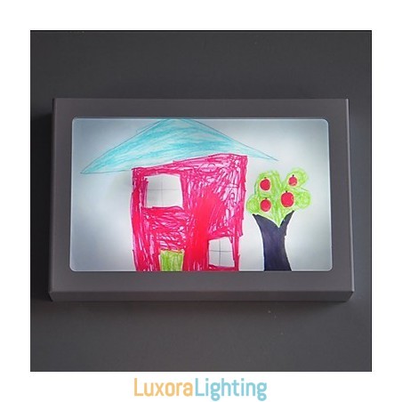 Designer Touch Decorative Integrated Modern Contemporary Modern Comtemporary Painting Feature for Ambient Light Wall Sconces