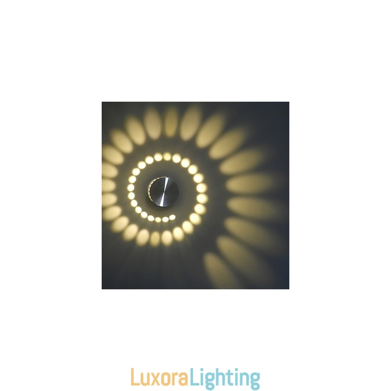 Designer Touch Decorative Modern Light Aluminum Flush Mount Wall Lamp Integrated