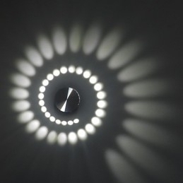 Designer Touch Decorative Modern Light Aluminum Flush Mount Wall Lamp Integrated