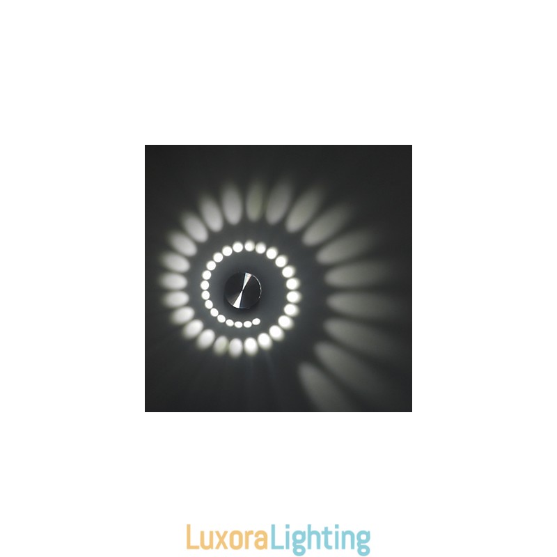 Designer Touch Decorative Modern Light Aluminum Flush Mount Wall Lamp Integrated