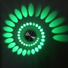 Designer Touch Decorative Modern Light Aluminum Flush Mount Wall Lamp Integrated