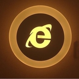 Designer Touch Decorative Integrated Modern Contemporary Modern Comtemporary Painting Feature for Ambient Light Wall Sconces