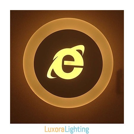 Designer Touch Decorative Integrated Modern Contemporary Modern Comtemporary Painting Feature for Ambient Light Wall Sconces