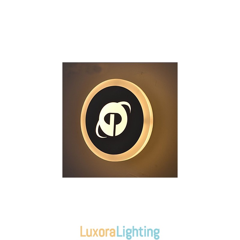 Designer Touch Decorative Integrated Modern Contemporary Modern Comtemporary Painting Feature for Ambient Light Wall Sconces